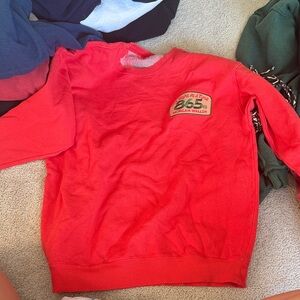 Red Graphic Women's Sweater